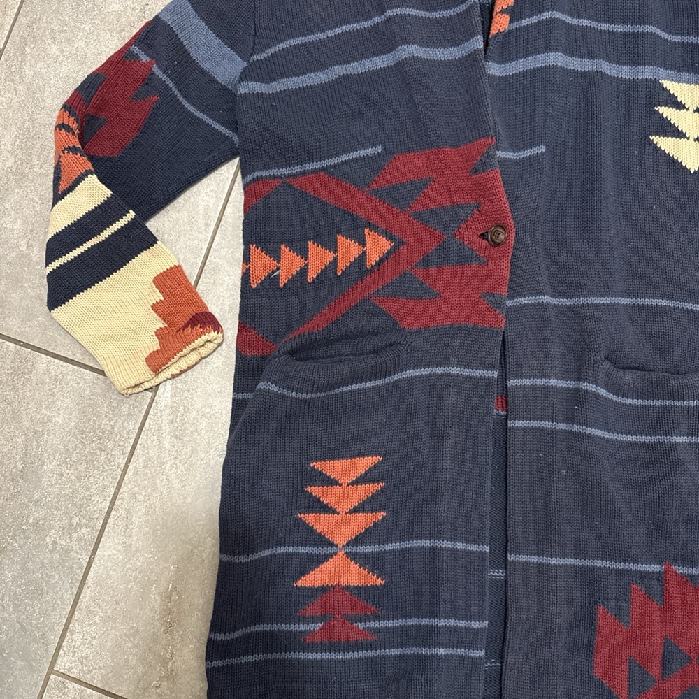 Pendleton Tribal Patterned Knit Cardigan - image 2